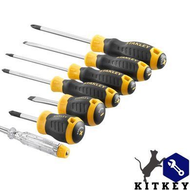 Набір із семи викруток CushionGrip STANLEY STHT16166-0