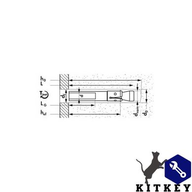 Анкер m2-I M6/8x45 Mungo 1450645