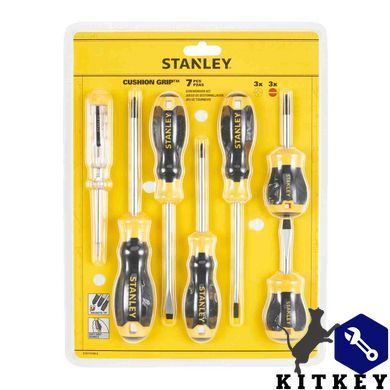 Набір із семи викруток CushionGrip STANLEY STHT16166-0