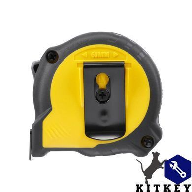 Рулетка вимірювальна CONTROL-LOCK довжиною 3 м, шириною 19 мм, в обгумованому корпусі, з подвійною шкалою STANLEY STHT37230-0