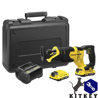 Пила сабельная аккумуляторная STANLEY FATMAX SFMCS300D2K