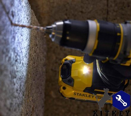 Дрель-шуруповерт ударная аккумуляторная бесщёточная STANLEY FATMAX SFMCD721D2K