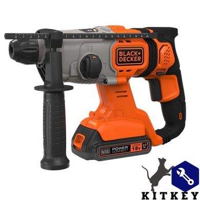 Перфоратор акумуляторний BLACK+DECKER BCD900E2K