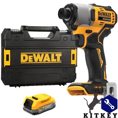 Шуруповерт ударный аккумуляторный бесщёточный DeWALT DCF840E1T