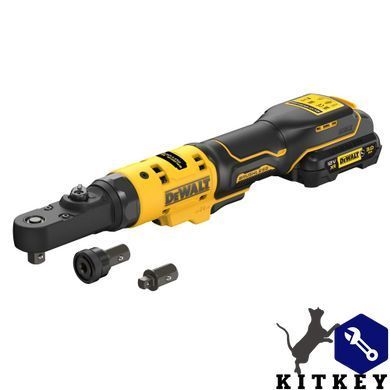 Гайкокрут кутовий - ключ-храповик акумуляторний безщітковий DeWALT DCF500L2G