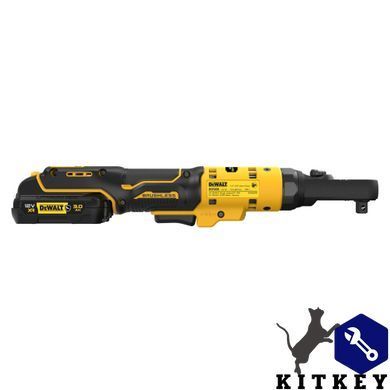 Гайкокрут кутовий - ключ-храповик акумуляторний безщітковий DeWALT DCF500L2G