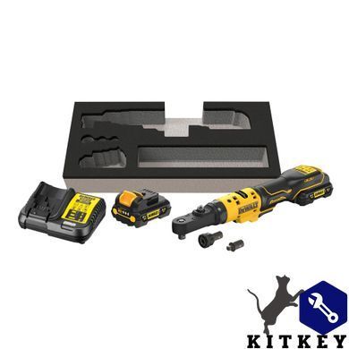Гайкокрут кутовий - ключ-храповик акумуляторний безщітковий DeWALT DCF500L2G