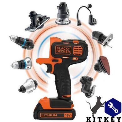 Аккумуляторный многофункциональный инструмент BLACK+DECKER MT218K