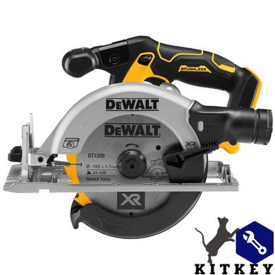 Пила дисковая аккумуляторная бесщёточная DeWALT DCS565NT