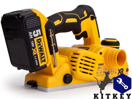 Рубанок акумуляторний безщітковий DeWALT DCP580P2