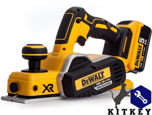 Рубанок аккумуляторный бесщёточный DeWALT DCP580P2