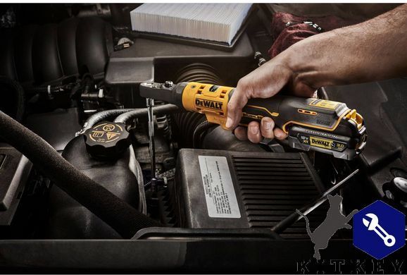 Гайкокрут кутовий - ключ-храповик акумуляторний безщітковий DeWALT DCF500L2G