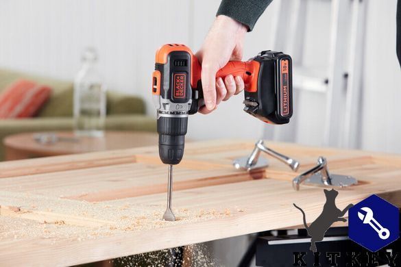 Дрель-шуруповерт ударная аккумуляторная BLACK+DECKER BCD003C1