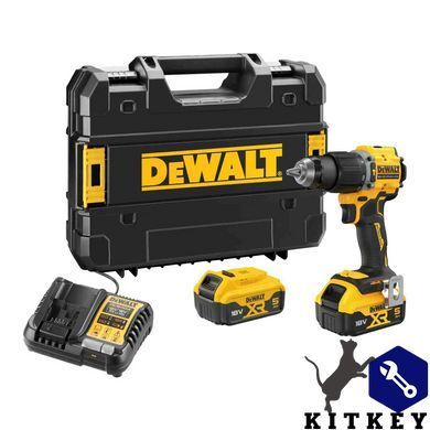 Дриль-шуруповерт акумуляторний безщітковий ударний DeWALT DCD799P2T