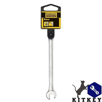 Ключ гайковий метричний, комбінований FATMAX ANTI SLIP, розмір 8 мм STANLEY FMMT13031-0