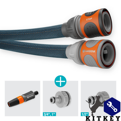 Шланг текстильний Gardena Liano Xtreme Set 13 мм (1/2") 25 м (18475-20.000.00)