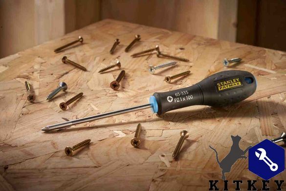 Отвертка FatMax с длиной жала 100 мм под шлиц Pz1 STANLEY 0-65-335