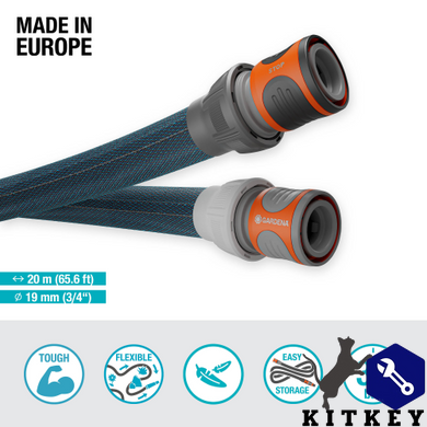 Шланг текстильний Gardena Liano Xtreme 19 мм (3/4") 20 м (18480-20.000.00)