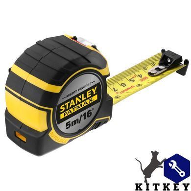 Рулетка измерительная FatMax&reg;Autolock длиной 5 м/16, шириной 25 мм, двухсторонней шкалой STANLEY FMHT43242-0