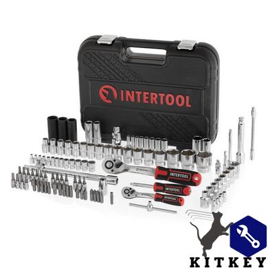 Набор инструментов 111 ед. STORM, 1/2", 1/4", Сr-V INTERTOOL ET-8111