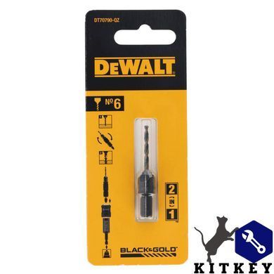 Свердло пілотне з зенкером FLIP&DRIVE №6 DeWALT DT70790