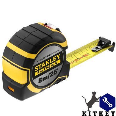 Рулетка измерительная FatMax&reg;Autolock длиной 8 м/26, шириной 25 мм, двухсторонней шкалой STANLEY FMHT43243-0
