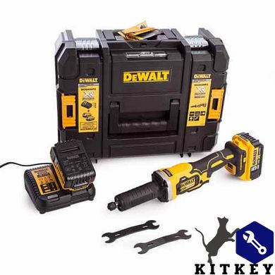 Прямошлифовальная машина аккумуляторная бесщёточная DeWALT DCG426P2