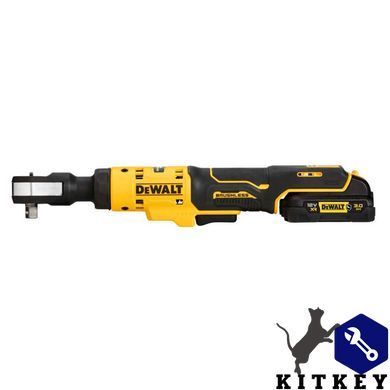 Гайкокрут кутовий - ключ-храповик акумуляторний безщітковий DeWALT DCF503L1G