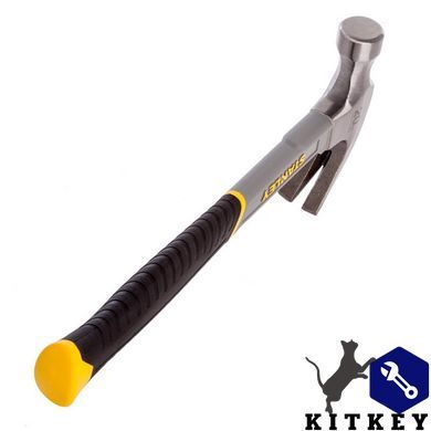 Молоток Fiberglass з вагою головки 570 г, з загнутим цвяходером STANLEY STHT0-51310