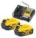 Набор из двух инструментов бесщеточных DeWALT DCK2026P2T