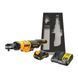 Гайкокрут кутовий - ключ-храповик акумуляторний безщітковий DeWALT DCF503L1G