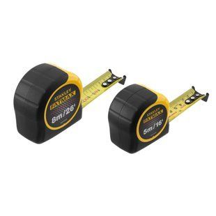 Рулетки вимірювальні FatMax&reg;,5м/16х25мм + 8/26х25, у хромованому корпусі STANLEY FMHT81745-0