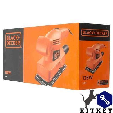 Вібраційна шліфмашина мережева BLACK+DECKER KA300