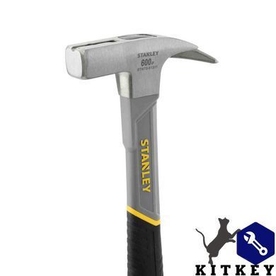Молоток тесляра LATHAMMER FIBERGLAS c вагою головки 600 г STANLEY STHT0-51311