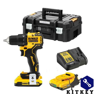 Дрель-шуруповерт аккумуляторная бесщёточная DeWALT DCD708D2T