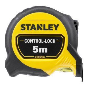 Рулетка вимірювальна CONTROL-LOCK завдовжки 5 м, завширшки 25 мм, з подвійною шкалою STANLEY STHT37239-3