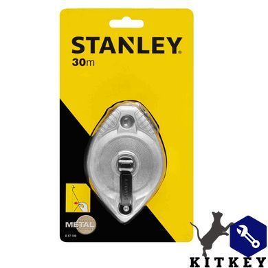 Шнур розмічальний завдовжки 30 м в металевому корпусі STANLEY 0-47-100