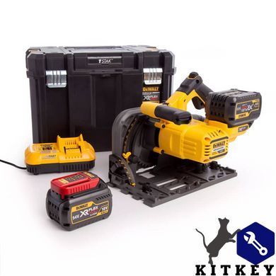 Пила дискова занурювальна акумуляторна DeWALT DCS520T2