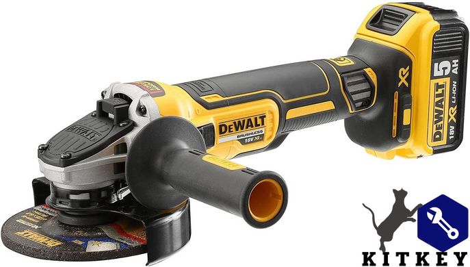 Шліфмашина кутова - болгарка акумуляторна безщіткова DeWALT DCG405P2