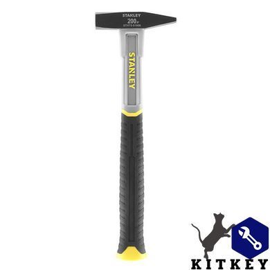 Молоток слюсарний Fiberglass з вагою головки 200 г STANLEY STHT0-51906