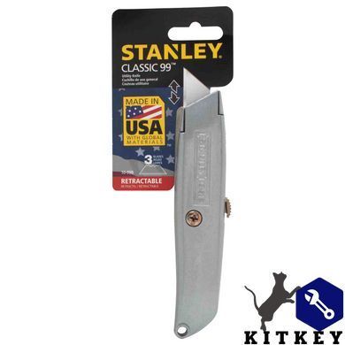 Ніж 99Е довжиною 155 мм з висувним лезом для оздоблювальних робіт STANLEY 2-10-099