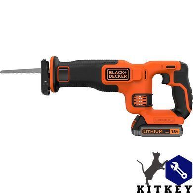 Пила шабельна акумуляторна BLACK+DECKER BDCR18E1
