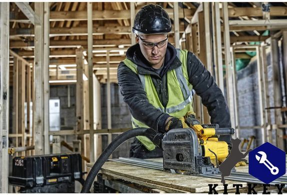 Пила дисковая погружная аккумуляторная бесщёточная DeWALT DCS520T2R
