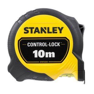 Рулетка вимірювальна CONTROL-LOCK довжиною 10 м, шириною 25 мм, з подвійною шкалою STANLEY STHT37241-3