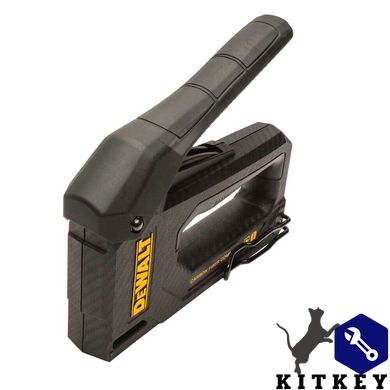 Степлер CARBON FIBRE для скоб типа G 6-14мм, гвоздей типа J 12, 15мм DeWALT DWHT80276-0