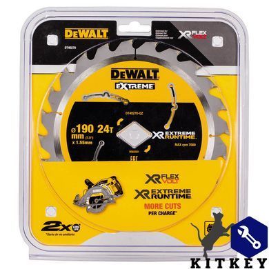 Диск пиляльний XR FLEXVOLT EXTREME з ромбоподібною посадкою DeWALT DT40270