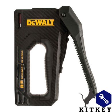 Степлер CARBON FIBRE для скоб типа G 6-14мм, гвоздей типа J 12, 15мм DeWALT DWHT80276-0