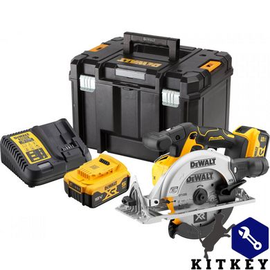 Пила дисковая аккумуляторная бесщёточная DeWALT DCS565P2