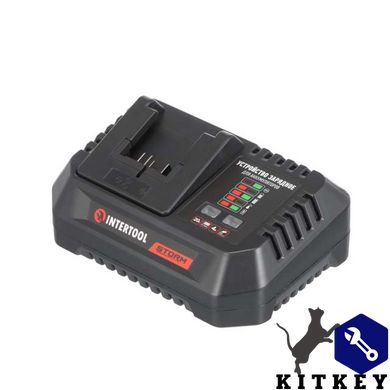 Пристрій зарядний для акумуляторів Li-ion 20 В, струм заряду 4.0 А INTERTOOL WT-0345