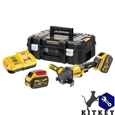 Шліфмашина кутова - болгарка акумуляторна безщіткова DeWALT DCG418T2